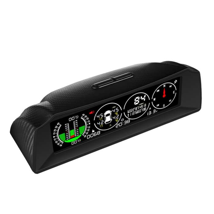 Car HUD Altitude Compass Speed Table GPS+Beidou Overspeed Alarm, Style: Built-in Sensor