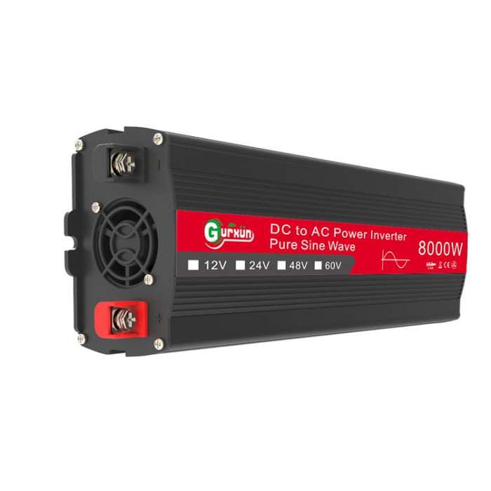 Gurxun 8000W High Power Household Car Sine Wave Inverter, Specification: 12V To 220V