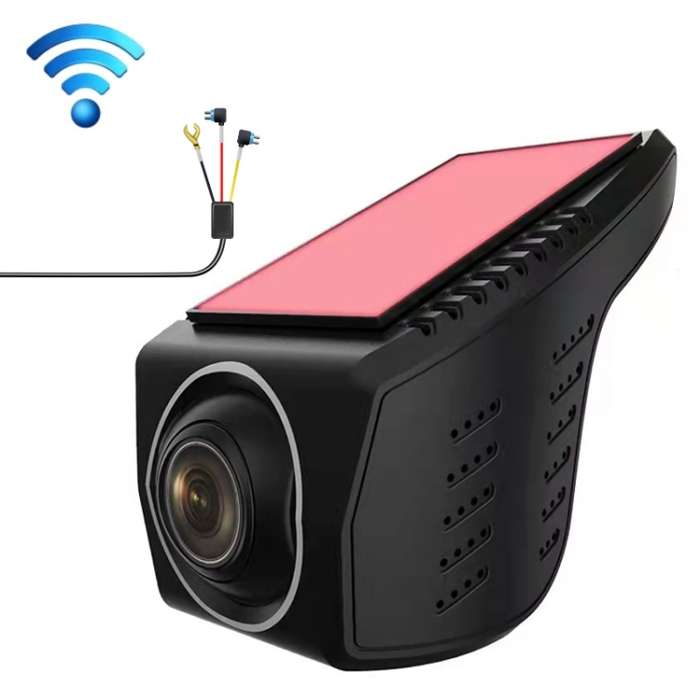 M9 Hidden Driving Recorder WiFi Phone Connecting Car Parking Monitoring 1080P HD Recorder(With Butto