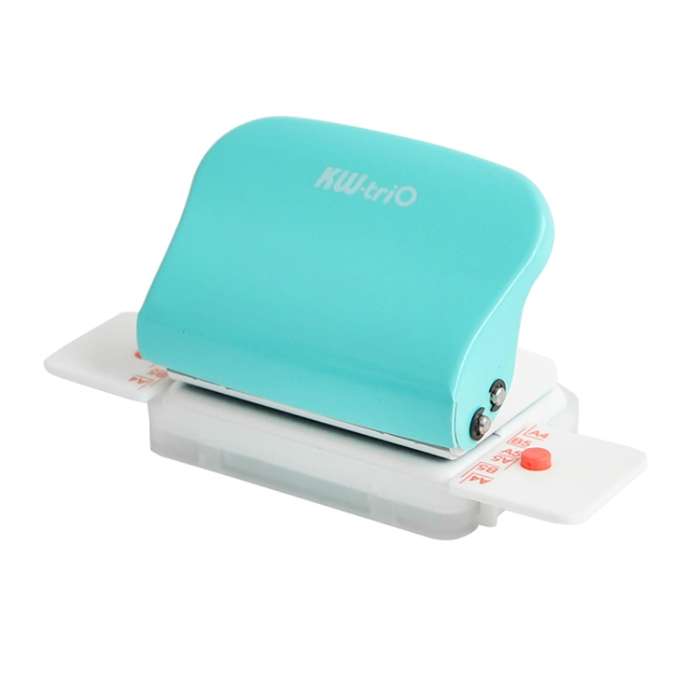 KW-TRIO 99h9 6 Holes A4 B5 Student Handmade Paper Hole Puncher(Light Green)