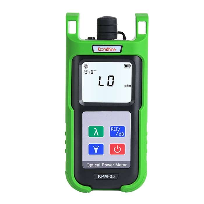 Komshine High-Precision Optical Power Meter Optical Cable Line Tester, Model: KPM-35-C/-50DBM to +26