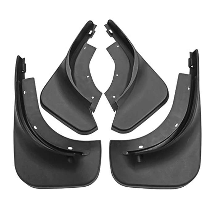 For Volkswagen Touareg 2005-2010 4pcs/Set Car Auto Soft Plastic Splash Flaps Fender Guard, without W