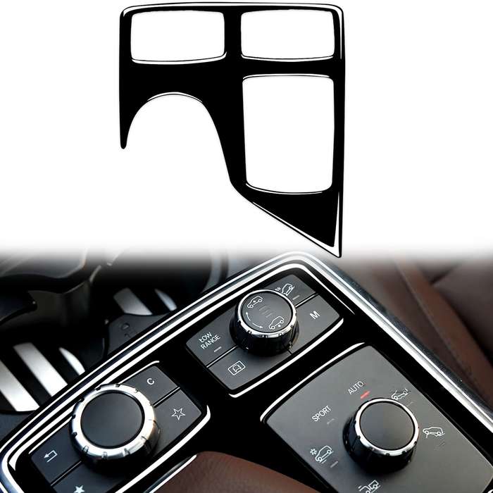 Car Left Drive Central Armrest Box Multimedia Panel Decorative Sticker For Mercedes-Benz GLE 2015-20