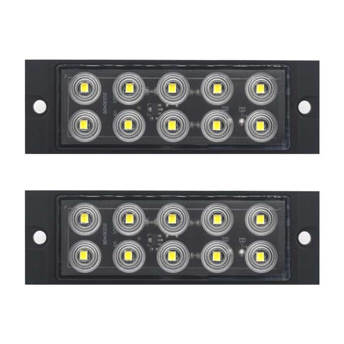 2pcs Car / Truck 10LEDs Side Marker Indicator Lights Bulb Lamp (Orange)