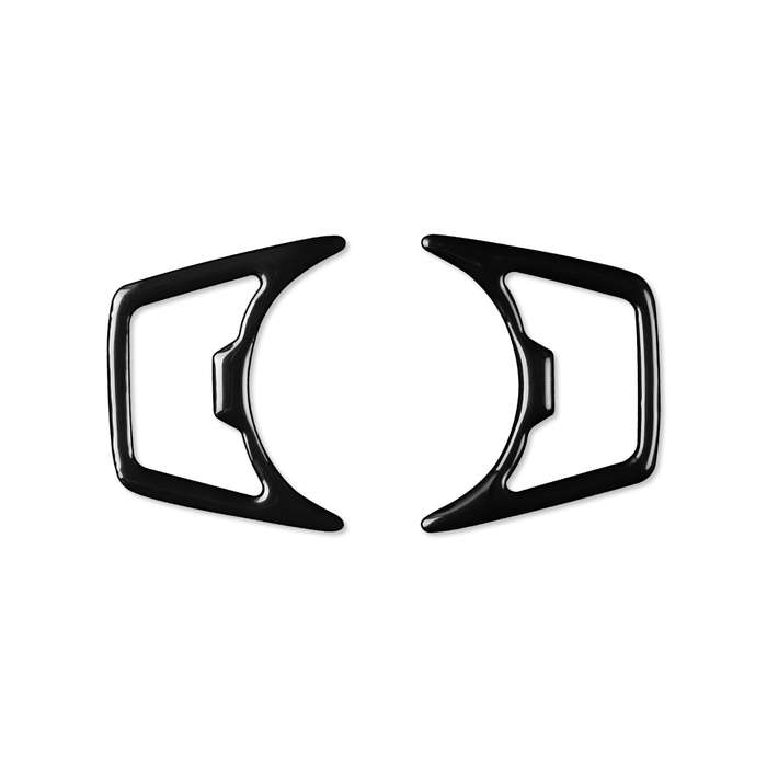 For Ford Mustang 2015-2020 Car Headlight Decorative Sticker, Left and Right Drive Universal(Black)