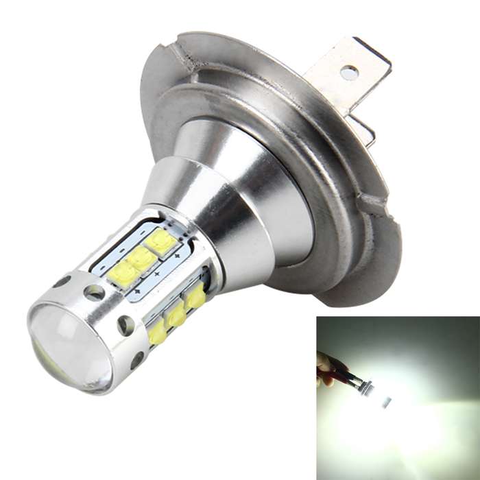 H7 50W 500 LM 6000K Car Fog Light with 16 Lamps, DC 12V-24V(White Light)
