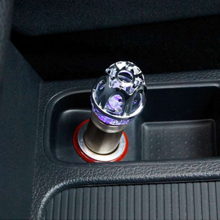 Car Cigarette Lighter Air Purifier Negative Lone Freshener Air Cleaner, Removes Pollen, Smoke,