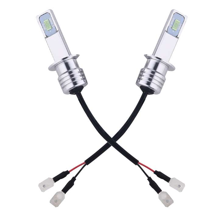2 PCS H1 72W 1000LM 6000-6500K Super Bright Car Fog Light LED Bulbs, DC 12-24V(Yellow Light)