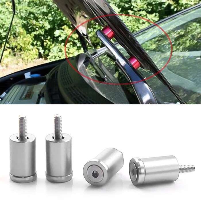 4 PCS Car Modified Isolation Column Engine Cover Blocked Up Screw Engine Turbine Ventilation Gasket
