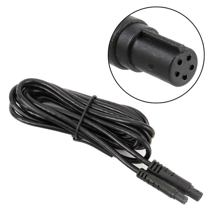 2m Universal Car 5P Reversing Camera Extension Cord Rearview Mirror Vehicle Traveling Data Recorder