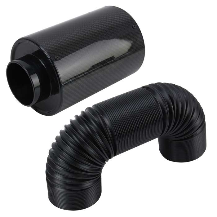 Universal Air Intakes Short Cold Racing Aluminium Air Intake Pipe Hose High Flow Cold Air Extension