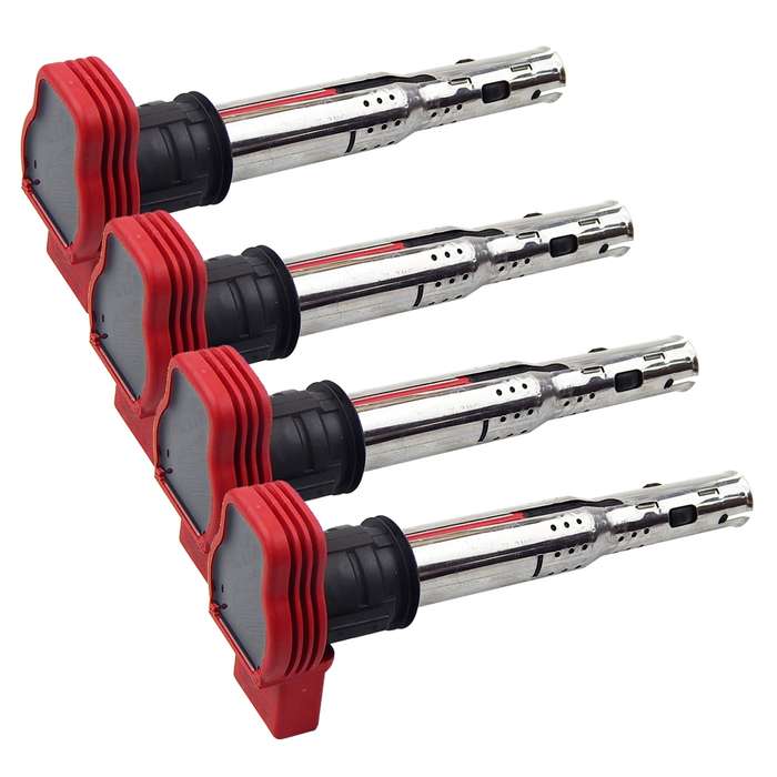 4 PCS Replace Car Ignition Coil Type 06E905115A/B/C/E/F Coils Suitable for 4-cylinder Engine For Au