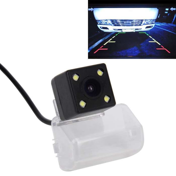 656492 Effective Pixel NTSC 60HZ CMOS II Waterproof Car Rear View Backup Camera With 4 LED Lamps f