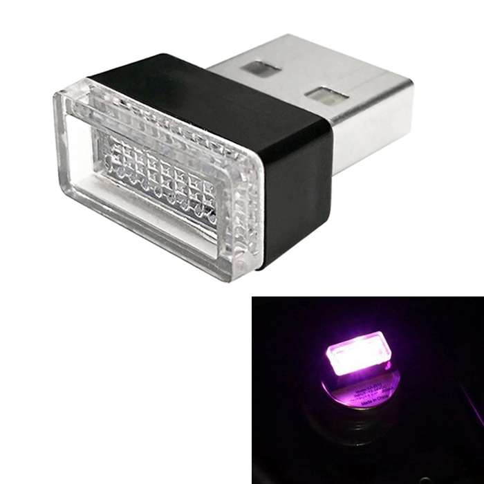 Universal PC Car USB LED Atmosphere Lights Emergency Lighting Decorative Lamp (Yellow Light)