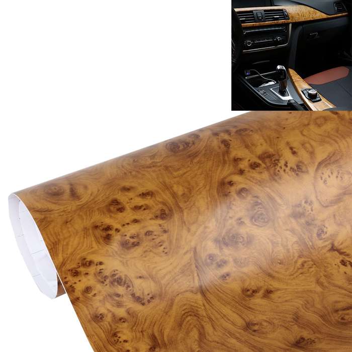 Textured High Gloss Carbon Fiber Car Vinyl Wrap Sticker Decal Film Decal Car Furniture Kitchen Cabin