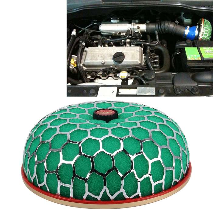 HKS 76mm Round Mushroom Super Power Car Cleaner Air Filter Flow Admission 3-layer Dry Filter Super S