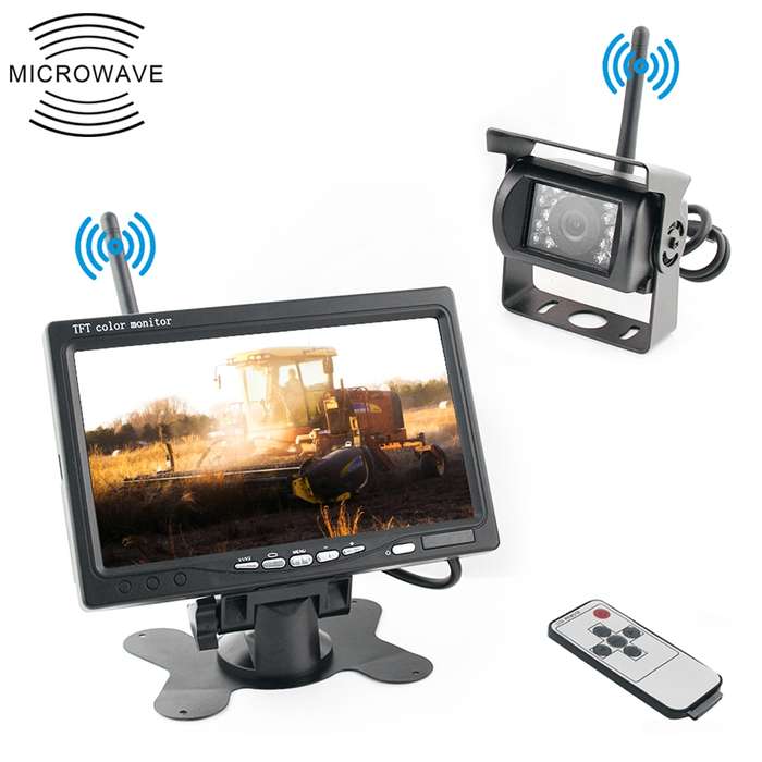 PZ-607-W1-A Wireless Single Cameras Rear View Camera Infrared Night Vision Rear View Parking Reversi