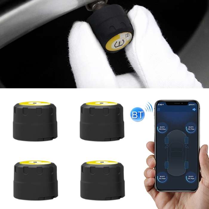 V11B Car Smart Multi-functional Tire Air Pressure Inflator Gauge Vehicle Tester Inflation Monitoring
