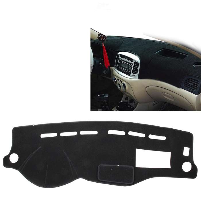 Dark Mat Car Dashboard Cover Car Light Pad Instrument Panel Sunscreen for Modern Accent (Please