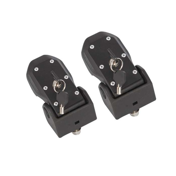 2 PCS Car Anti-Theft Hood Latch Locking Catch Buckle Engine Cover with Lock for Jeep Wrangler JL 201