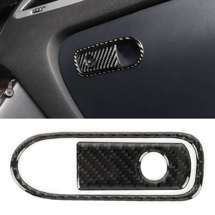 Car Carbon Fiber Front Passenger Seat Armrest Box Switch Decorative Sticker for Volkswagen Touareg 2