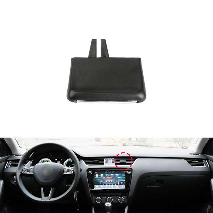 Car Middle Right Side No.3 Air Conditioning Exhaust Switch Paddle for Skoda Octavia 2014-2019, Left