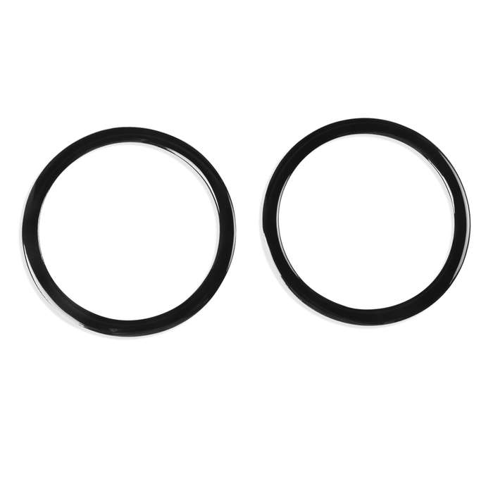 For BMW 3 Series E90 2008-2012 2pcs Car Universal Horn Circle Decorative Sticker, Left and Right Dri