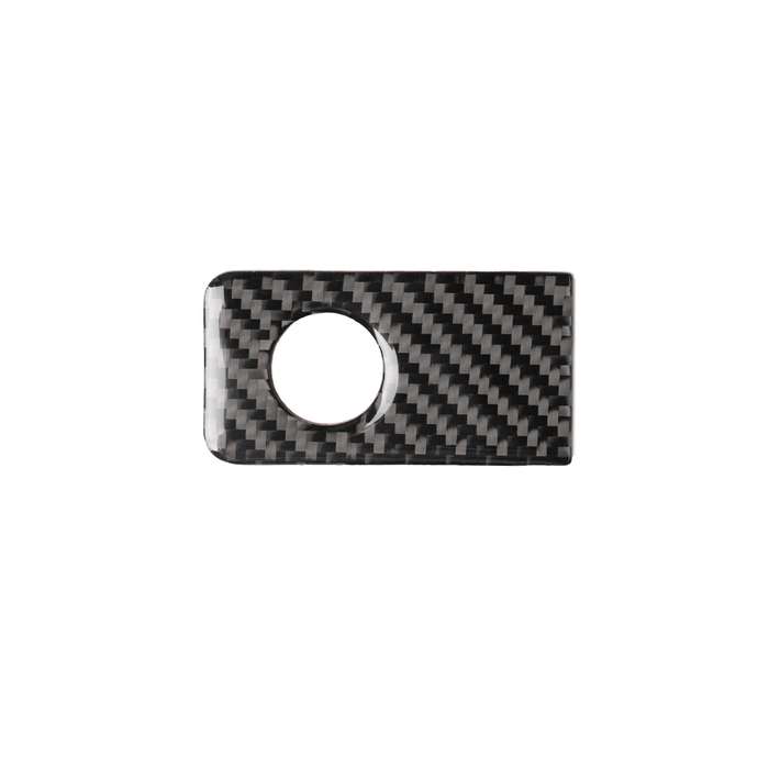 Car Carbon Fiber Front Passenger Seat Storage Box Decorative Sticker for Infiniti Q50 / Q60 2014-202