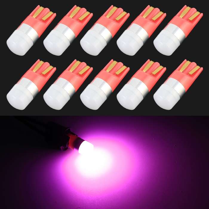 10 PCS T10 / W5W / 168 / 194 DC12V / 0.6W 1LEDs SMD-3030 Car Clearance Light (Blue Light)