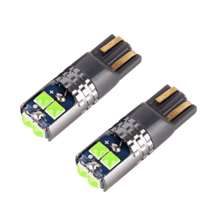 2 PCS T10 / W5W / 168 DC12-24V / 1.8W / 6000K / 140LM Car Clearance Light 4LEDs SMD-3030 Lamp Beads