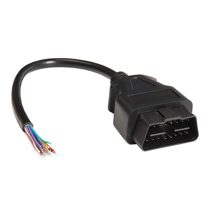 16PIN Male OBD Cable Opening Line OBD 2 Extension Cable for Car Diagnostic Scanner, Cable Length: 10