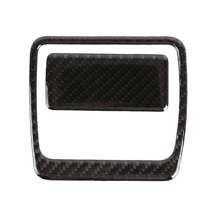 2 in 1 Car Carbon Fiber Front Passenger Seat Storage Box Switch Decorative Sticker for Buick Regal 2