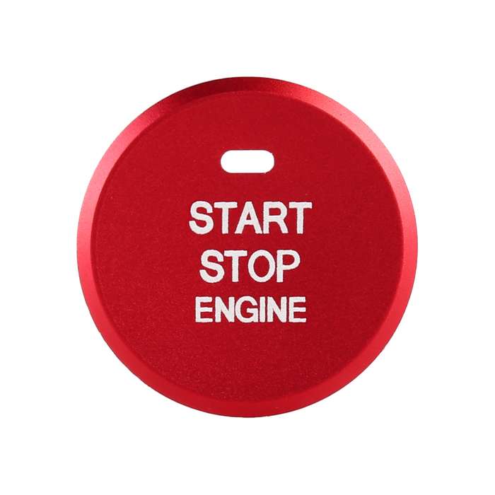 Car Engine Start Key Push Button Inner Ring Trim Sticker Decoration for Mazda Axela CX-30 2020 (Blue
