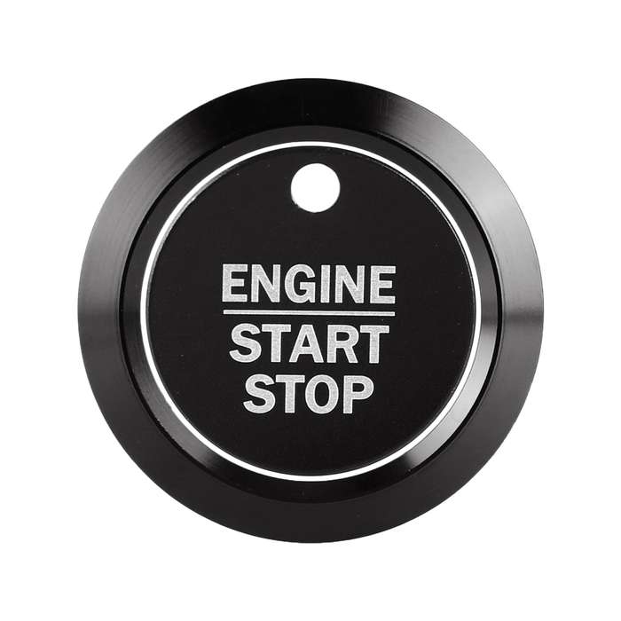 Car Engine Start Key Push Button Ring Trim Sticker Decoration for Ford F150 (Gold)
