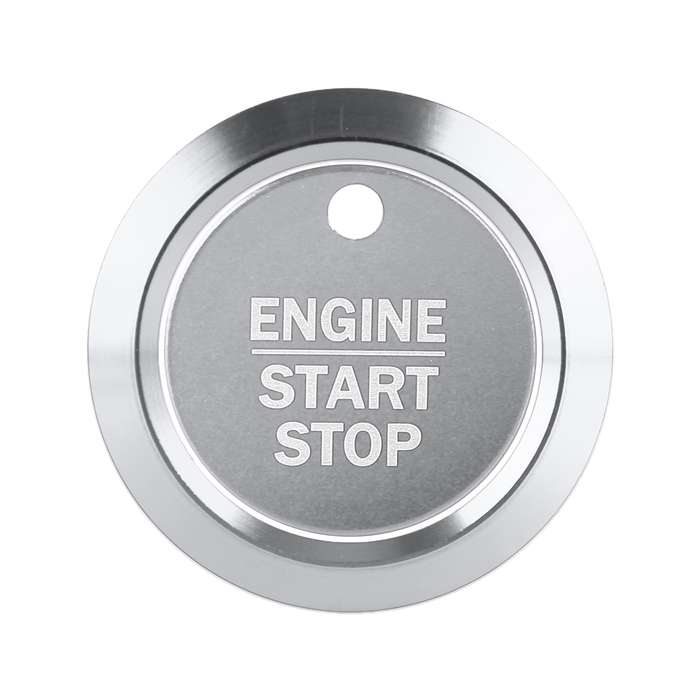 Car Engine Start Key Push Button Ring Trim Sticker Decoration for Ford F150 (Gold)