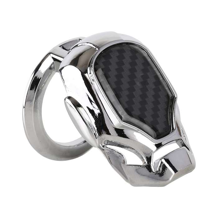 Car Engine Start Key Push Button Protective Cover (Gun Metal)