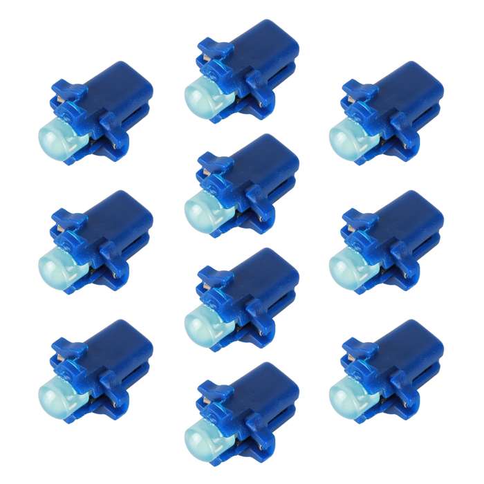 10 PCS B8.3 0.2W DC12V Wedge Instrument Panel COB LED Light Dashboard Gauge Cluster Indicator Lamp B