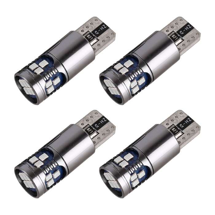 4 PCS T10 DC12V / 2.5W Car Clearance Light 18LEDs SMD-3020 Lamp Beads(White Light)