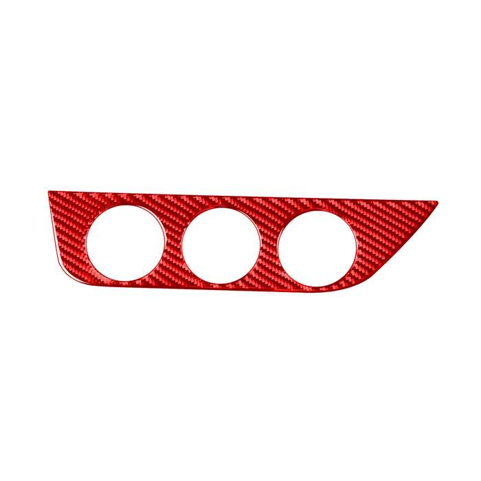 Carbon Fiber Car Air Conditioner Switch Panel A Decorative Sticker for Toyota Corolla 2014-2018,Left