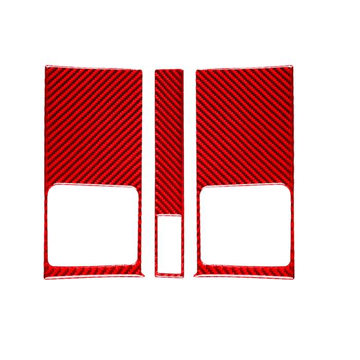 3 PCS Set for Honda CRV 2007-2011 Carbon Fiber Car Central Control Air Outlet Panel Decorative Stick
