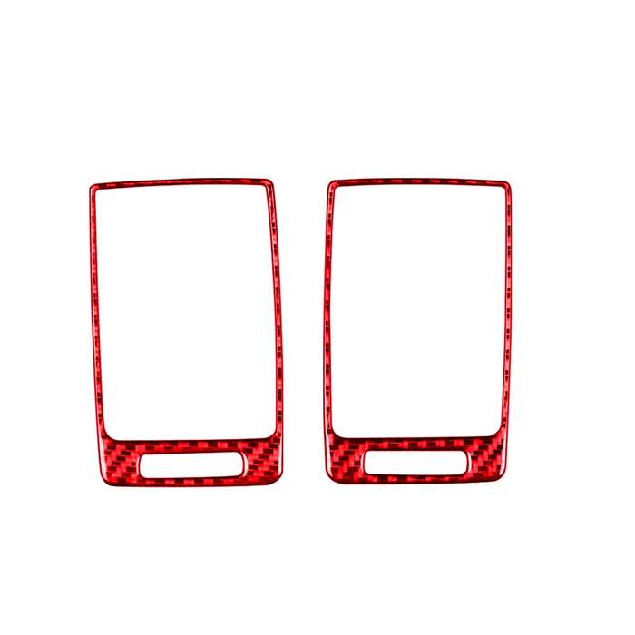 2 PCS Set for Honda CRV 2007-2011 Carbon Fiber Car Side Air Outlet Frame Decorative Sticker,Left and