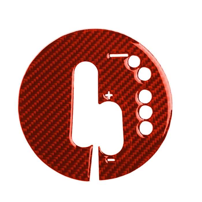Car Carbon Fiber Automatic Transmission Panel Decorative Sticker for Nissan 370Z / Z34 2009-, Right