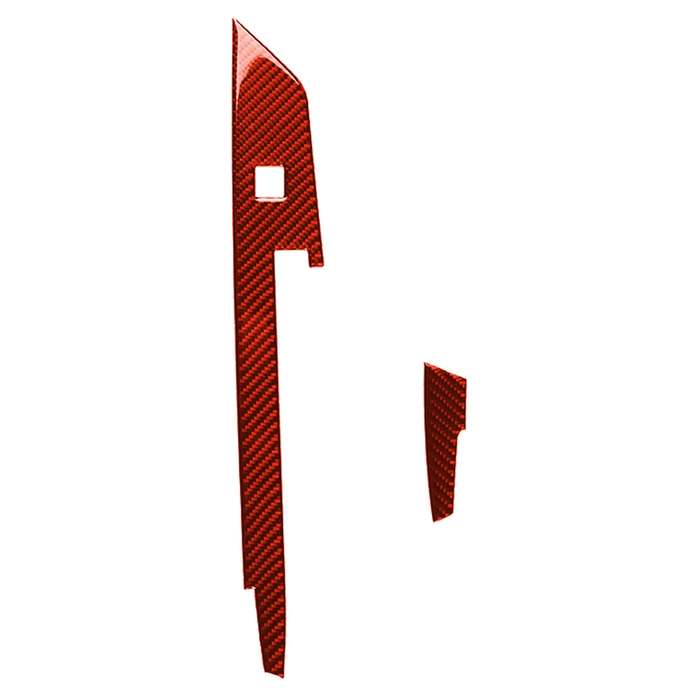 Car Carbon Fiber Center Control Panel Decorative Sticker for Chevrolet Camaro 2017-2019, Left Drive