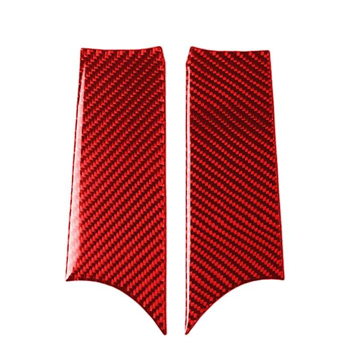 Car Carbon Fiber Door Handle Cover Decorative Sticker for BMW Mini F56, Left and Right Drive Univers