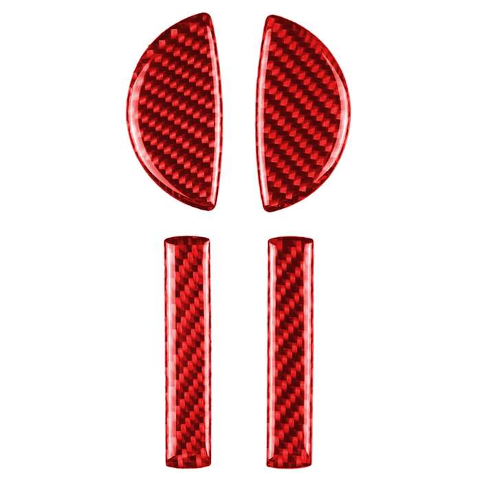 4 in 1 Car Carbon Fiber Door Handle Decorative Sticker for BMW Mini Cooper Clubman Countryman F55 F