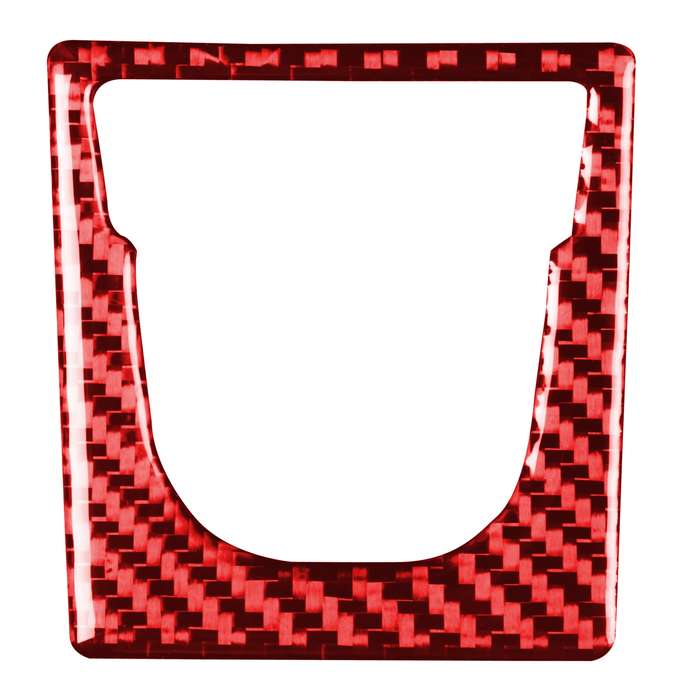 Car Carbon Fiber Electronic Handbrake Panel Decorative Sticker for Porsche Macan 2014-2021, Left and