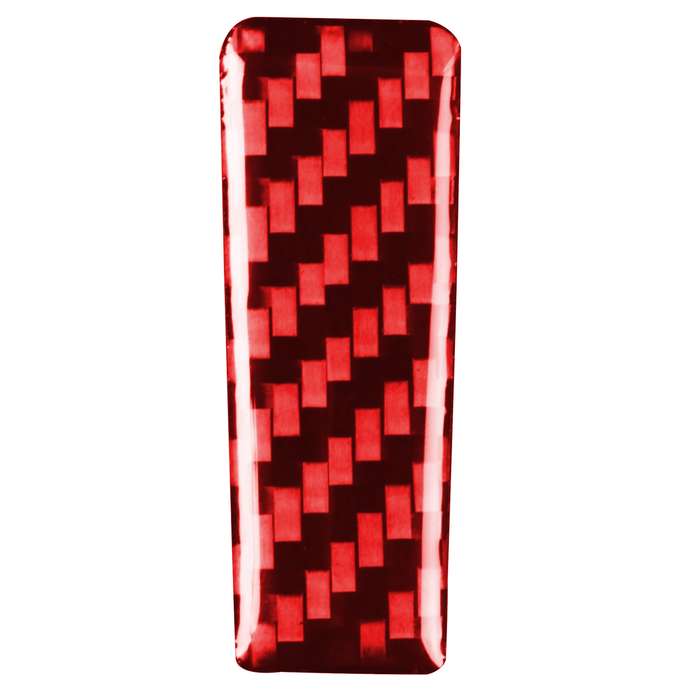 Car Carbon Fiber Gear Button Decorative Sticker for Porsche Macan 2014-2021, Left and Right Drive Un