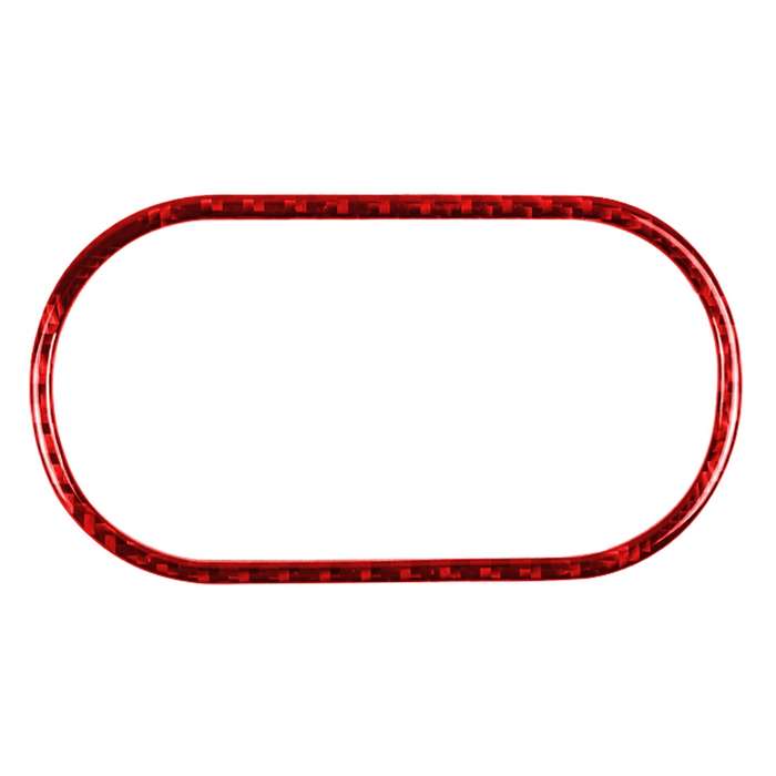 Car Carbon Fiber Headlight Switch Panel Decorative Sticker for Porsche Macan 2014-2021, Left and Rig