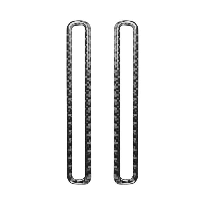 Carbon Fiber Car Door Air Outlet Decorative Sticker for Dodge Challenger 2015 to Now, Left Driving