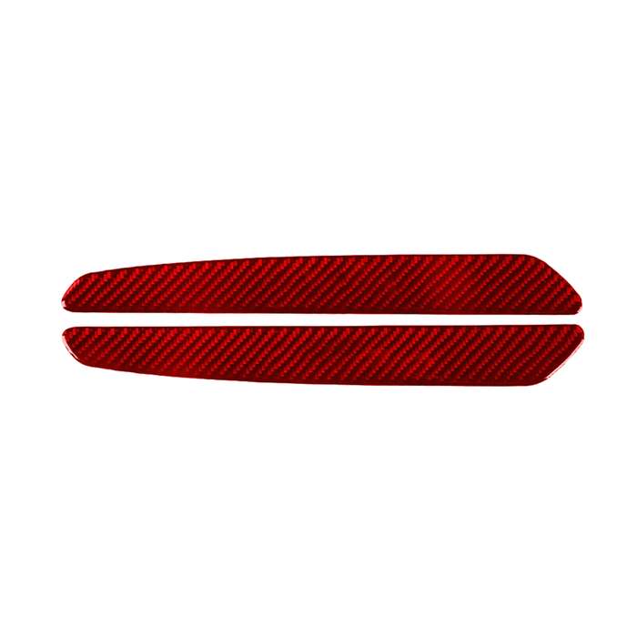 2 PCS / Set Carbon Fiber Car Welcome Pedal Decorative Sticker for Alfa Romeo Giulia 2017-2019,Left a